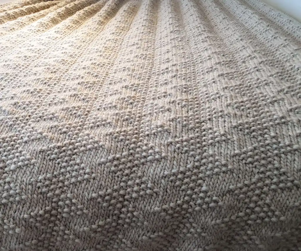 luxury merino wool knitted throw blanket for home decor.