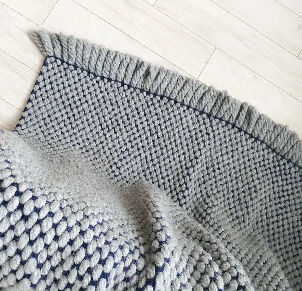 chunky merino wool crochet blanket throw handmade.