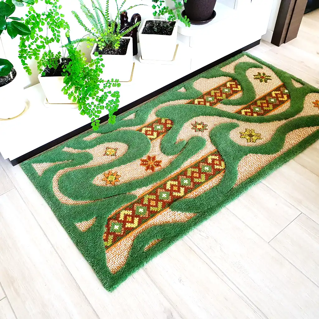 Sustainable home textile made of biodegradable materials.