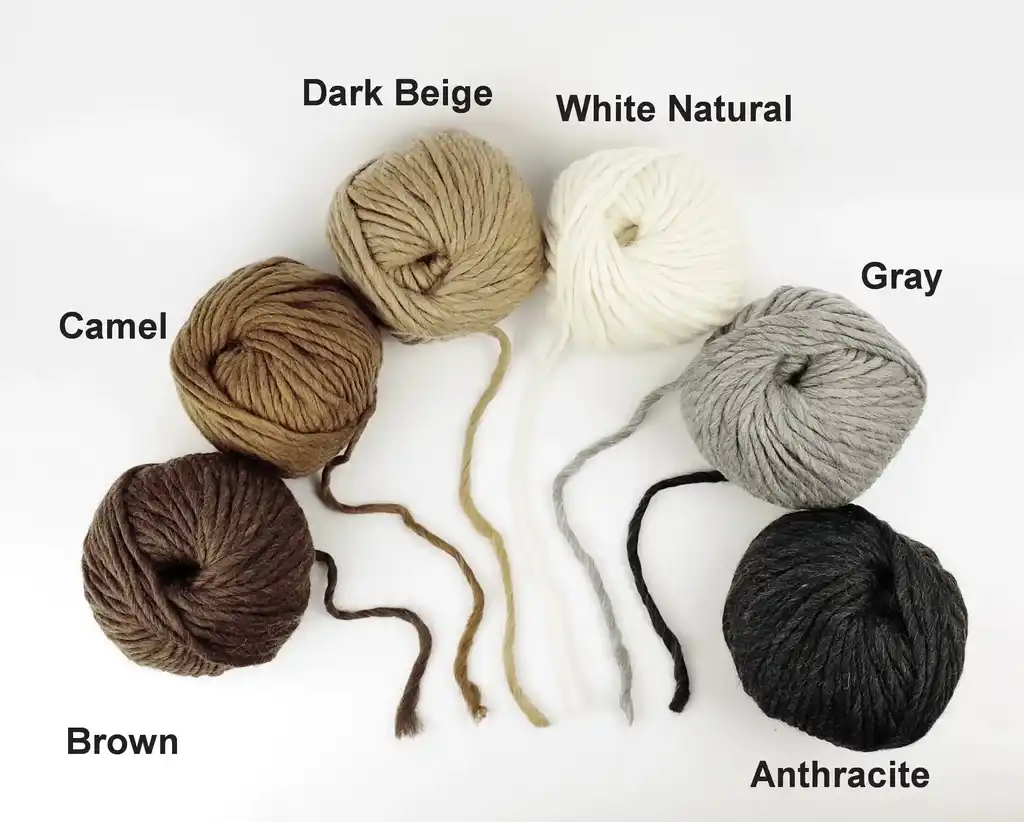 merino wool yarn for knitting and crocheting projects.