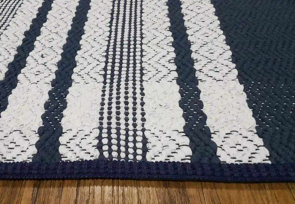 traditional Slavic cotton woven rug with geometric patterns, machine washable home decor.